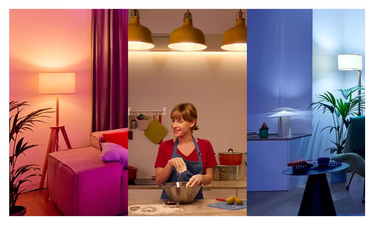 Smart LED E27 A60 LED Intelligentes Leuchtmittel 122 mm Multi 