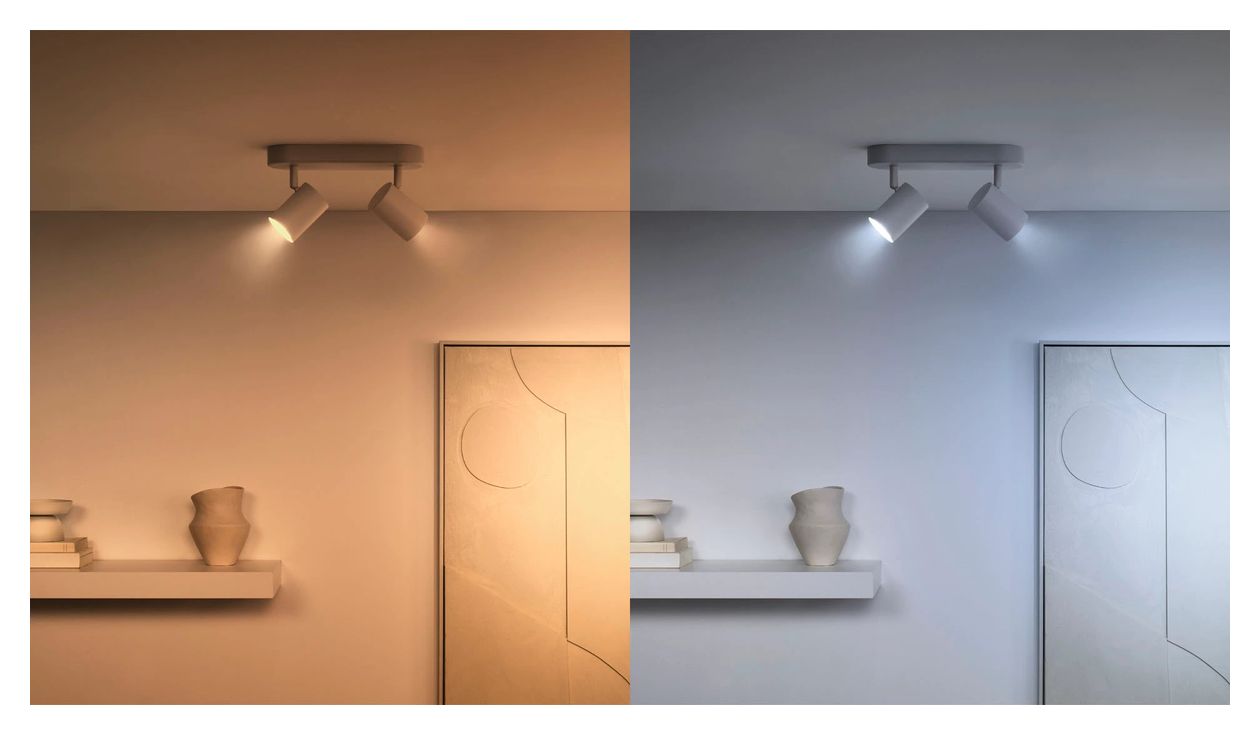Tunable White & Color Glas Spot GU10 PAR16 Doppelpack LED Intelligentes Leuchtmittel 55 mm Multi 