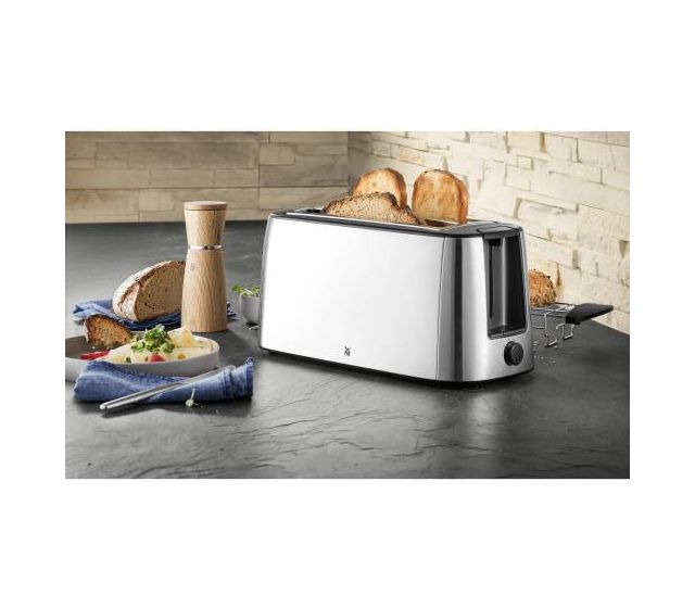 Bueno Pro Toaster 6 Stufen  (Schwarz, Edelstahl) 