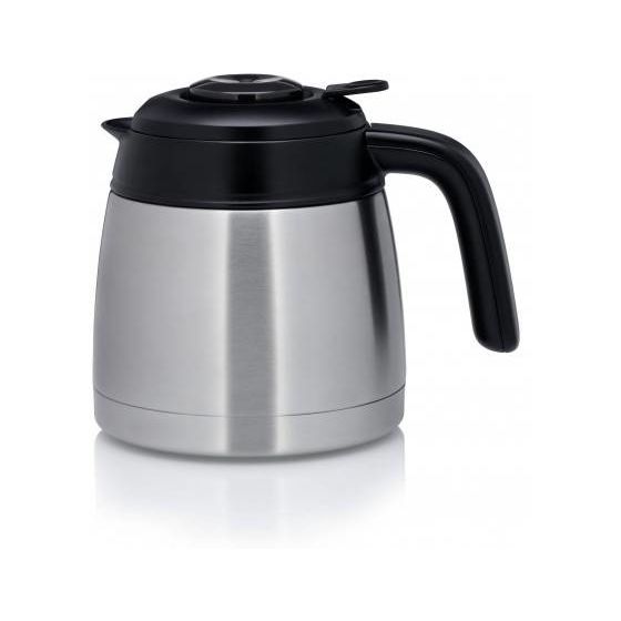 Bueno Pro Thermo 10 Tassen Thermo Filterkaffeemaschine 1,3 l  (Schwarz, Silber) 