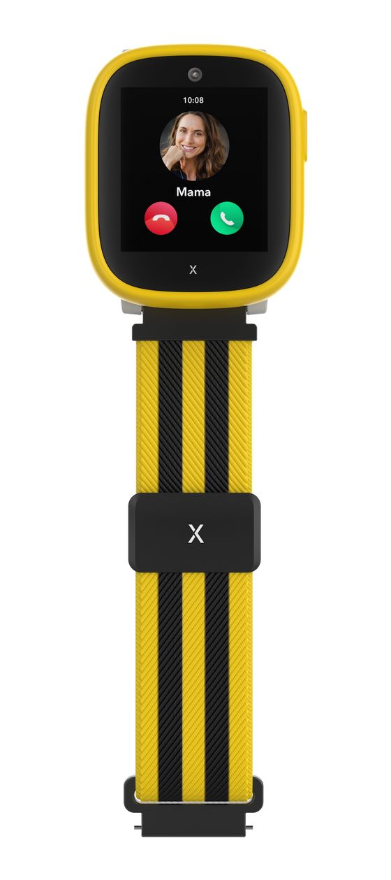 X6Play BVB-Edition Digital Smartwatch Rechteckig IP68 72 h 4G  (Gelb, Schwarz) 