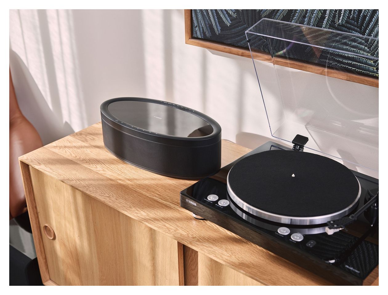 TT-N503 MusicCast Vinyl 500 Audio-Plattenspieler mit Riemenantrieb  (Schwarz) 