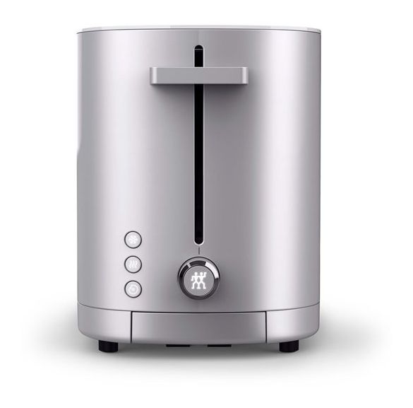 Enfinigy kurz Toaster 1000 W 2 Scheibe(n)  (Satinierter Stahl) 