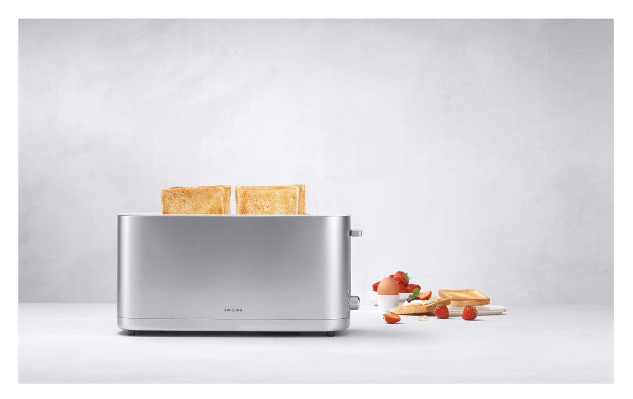 Enfinigy lang Toaster 1800 W 2 Scheibe(n)  (Satinierter Stahl) 