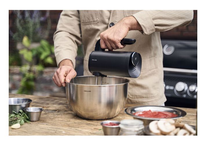 Xtend Kabelloses Handrührgerät Starter Set Handmixer 250 W 3 Stufen  (Schwarz) 