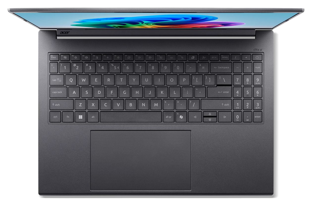Aspire AI A16-11M-X4RP WUXGA Notebook 40,6 cm (16 Zoll) 1920 x 1200 Pixel 32 GB Ram 1 TB SSD Windows 11 Home Qualcomm Snapdragon max. 3 GHz  (Grau) 