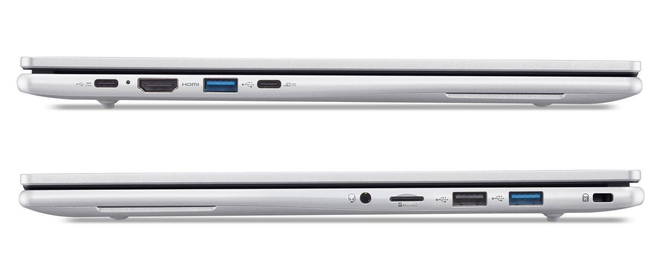Aspire Lite AL15-45P-R19T Full HD Notebook 39,6 cm (15.6 Zoll) 1920 x 1080 Pixel 16 GB Ram 512 GB SSD Windows 11 Home AMD Ryzen 7 max. 4,5 GHz  (Silber) 