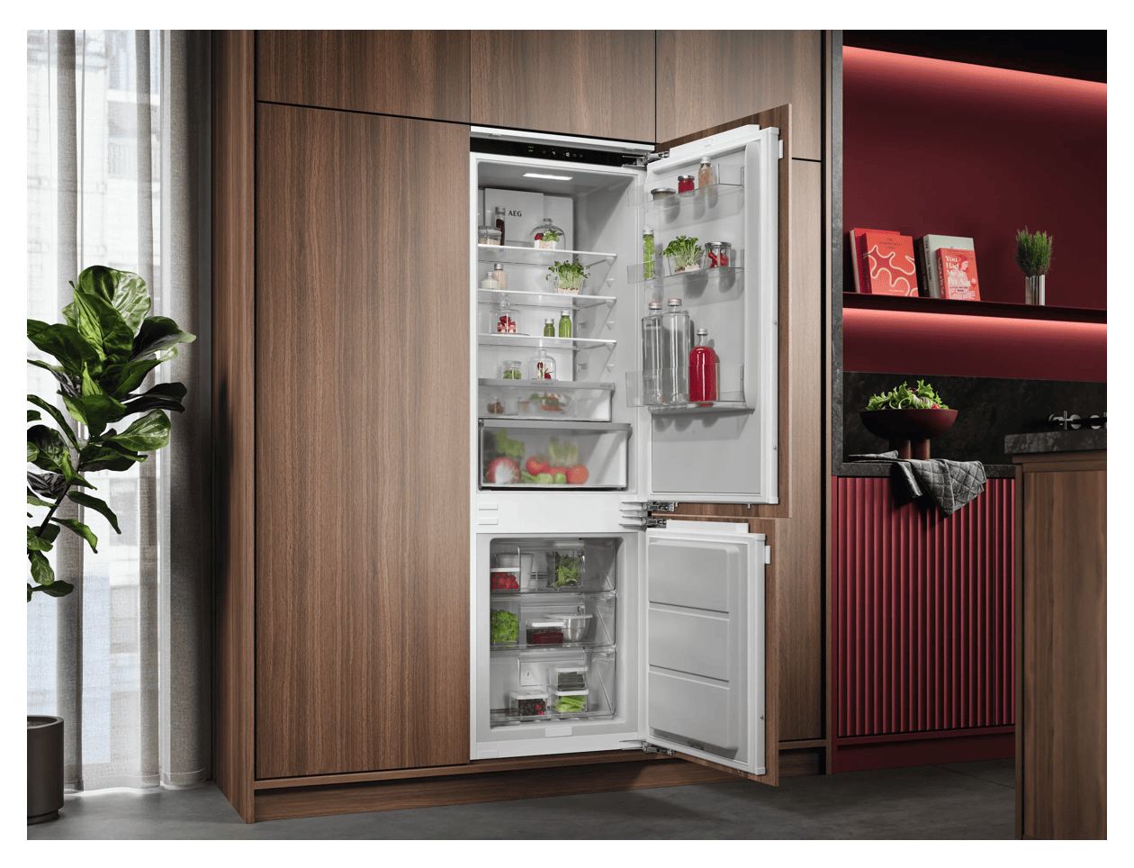 Serie 7000 TC7CS181AF 182 l Kühlteil 62 l Gefrierteil 178 cm Einbau Kühl-/Gefrierkombination NoFrost 