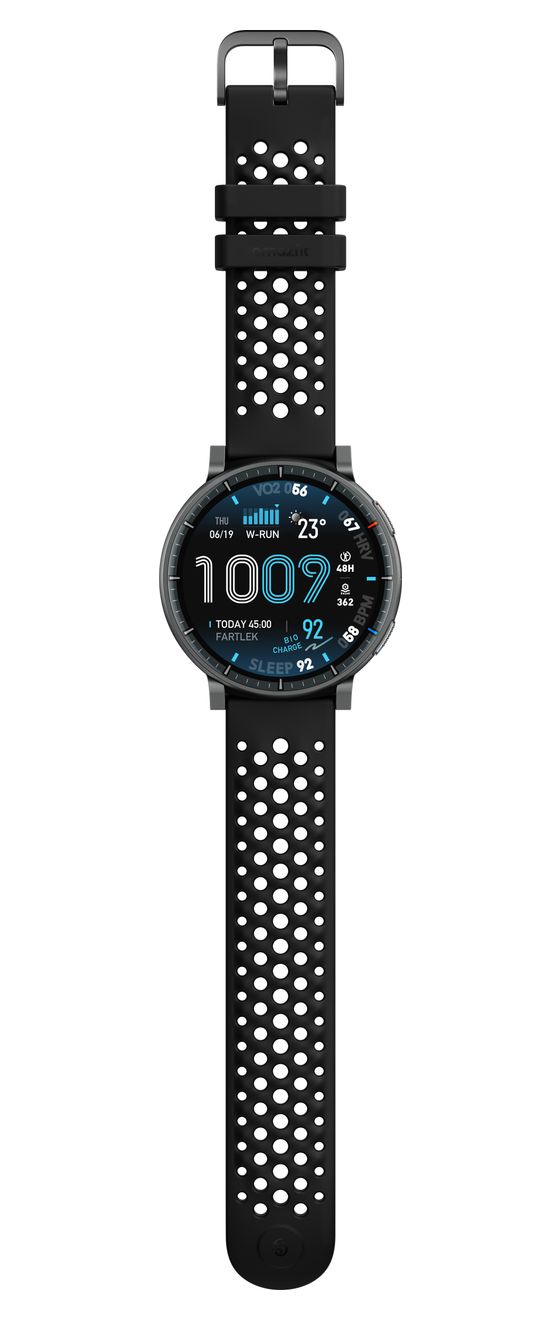 Active Max Digital  Smartwatch Rund 323 ppi  (Schwarz) 