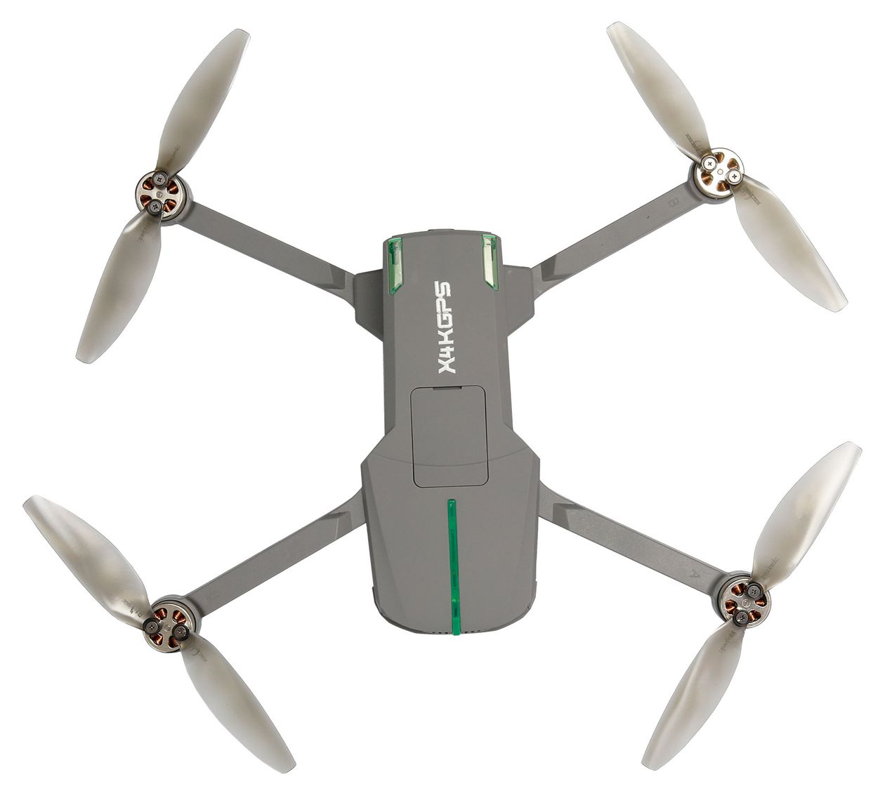 AMXFlight X4KGPS Quadrocopter Multicopter/Drohne Flugzeit: 44 min  (Grau) 