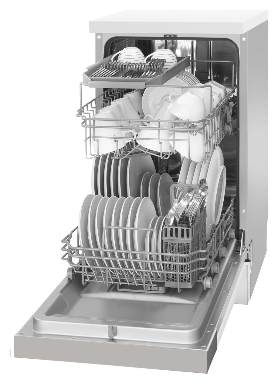 EGSP560911E 45 cm Geschirrspüler teilintegriert (ohne Front) Leise 10 Maßgedecke aquaStop Funktion 