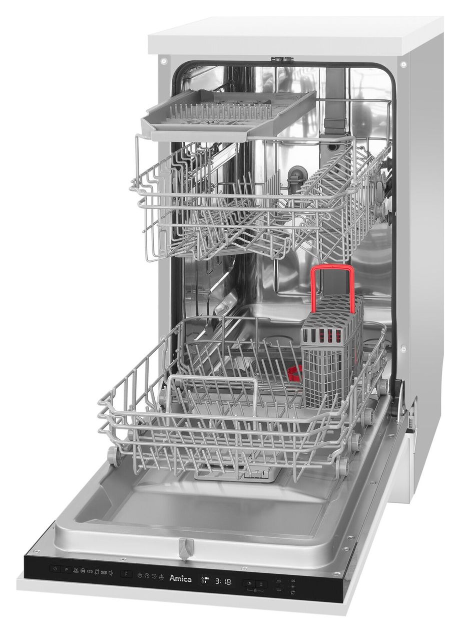 EGSPV586901 45 cm Geschirrspüler vollintegriert (ohne Front) Sehr leise 10 Maßgedecke aquaStop Funktion 