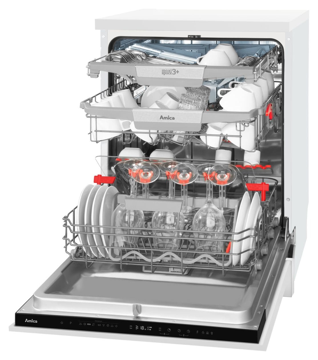 EGSPV590900 60 cm Geschirrspüler vollintegriert (ohne Front) Sehr leise 14 Maßgedecke aquaStop Funktion 