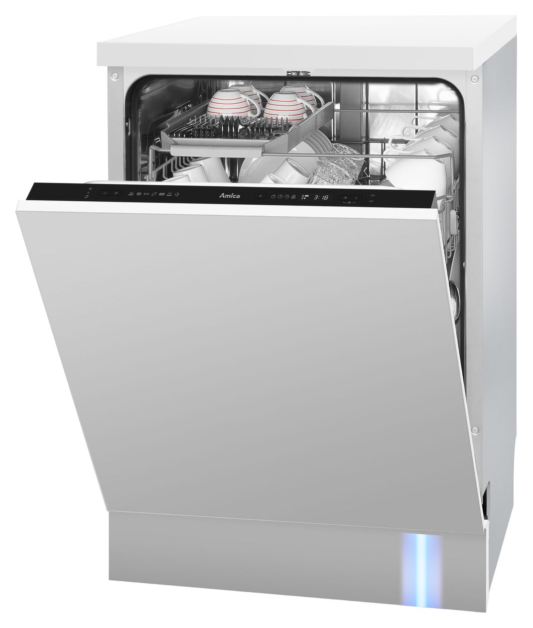 EGSPV596915 60 cm Geschirrspüler vollintegriert (ohne Front) Leise 14 Maßgedecke aquaStop Funktion 