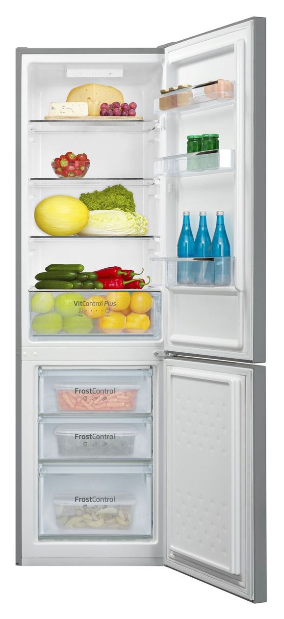 KGCL387160E 187 l / 75 l Kühl-Gefrierkombi freistehend 137 kWh Jahr  (Edelstahl) 