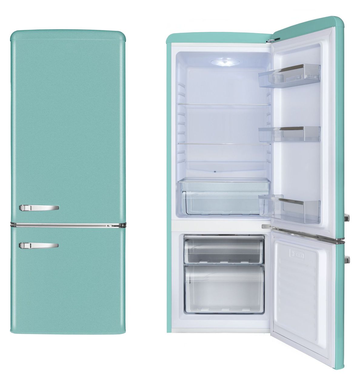 KGCR384150T 147 l / 44 l Kühl-Gefrierkombi freistehend NoFrost 181 kWh Jahr  (Blau) 