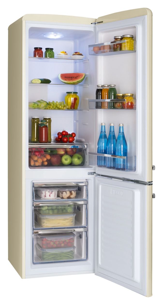KGCR387101B 181 l / 63 l Kühl-Gefrierkombi freistehend 162 kWh Jahr  (Beige) 
