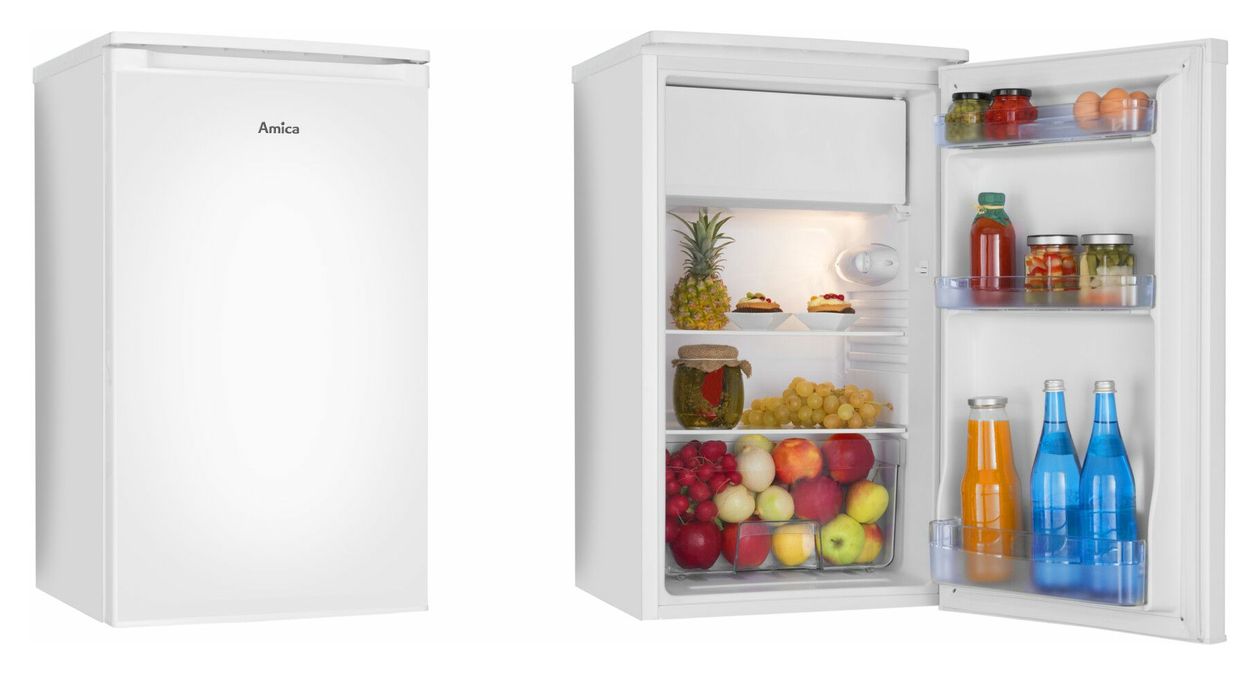 KS361155 W 83 l / 75 l Tischkühlschrank EEK: E 128 kWh Jahr  (Weiß) 