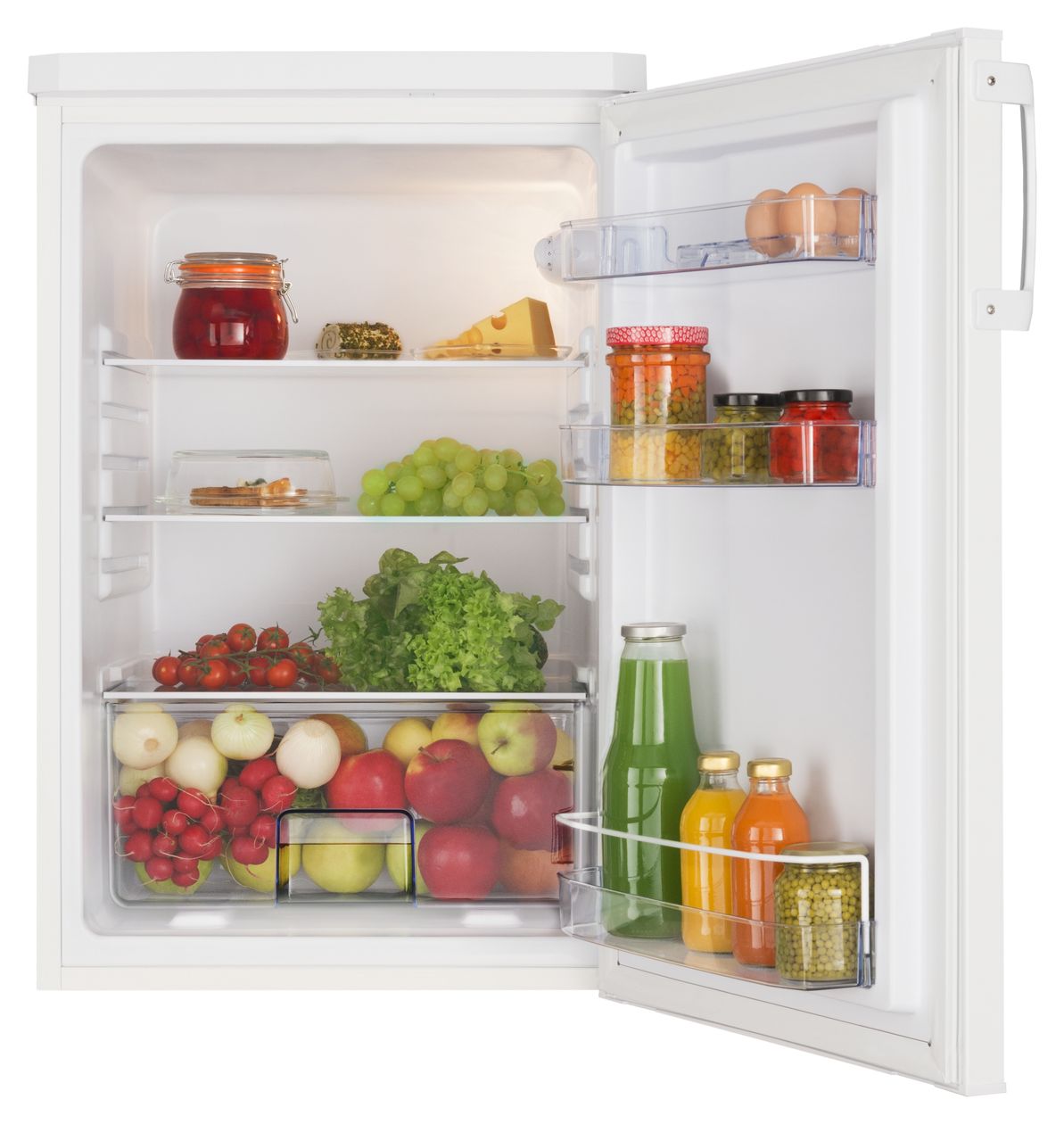 VKS351112W 120 l / 120 l Tischkühlschrank EEK: D 71 kWh Jahr  (Weiß) 