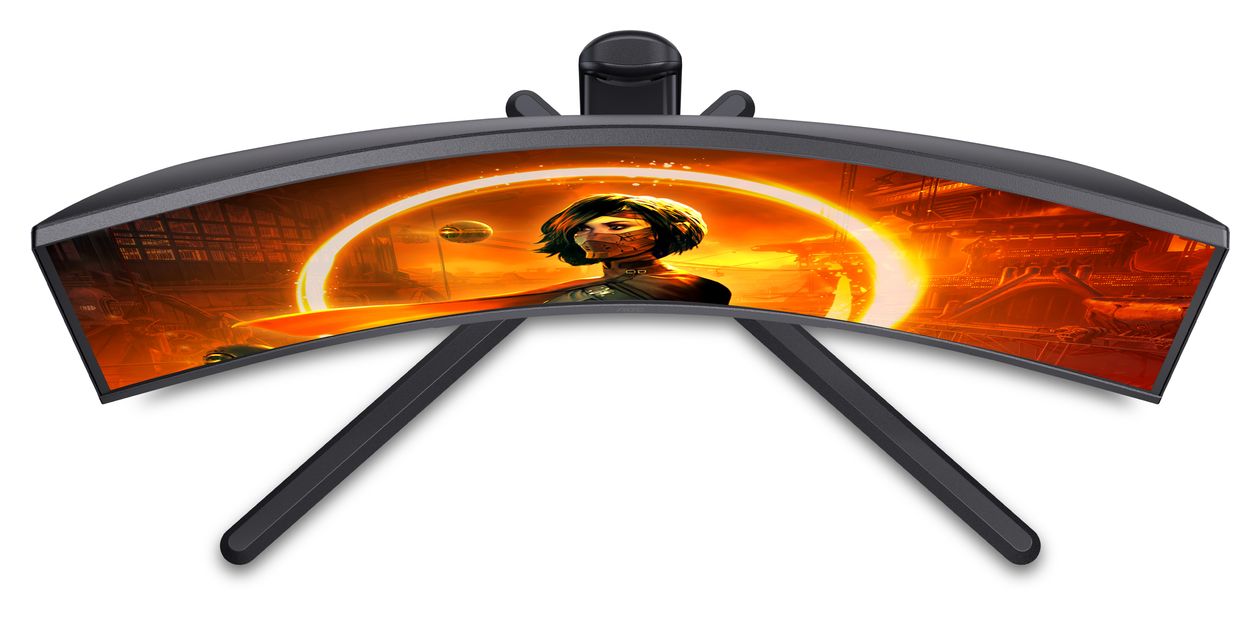 CQ32G3SU/BK Quad HD Monitor 80 cm (31.5 Zoll) 16:9 4 ms 300 cd/m²  (Schwarz, Rot) 
