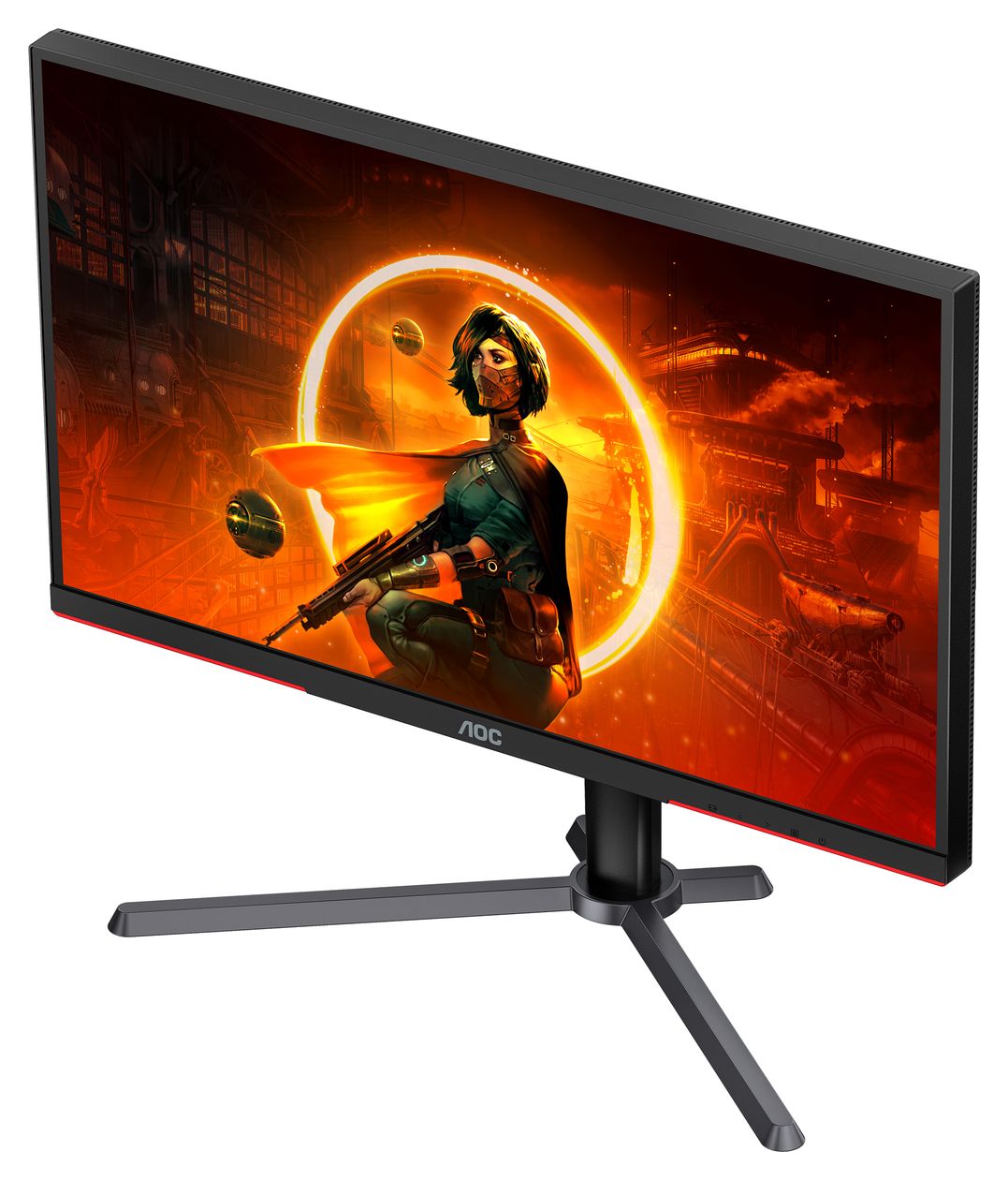 Q27G3XMN/BK 2K Ultra HD Monitor 68,6 cm (27 Zoll) 16:9 1 ms  (Schwarz, Rot) 