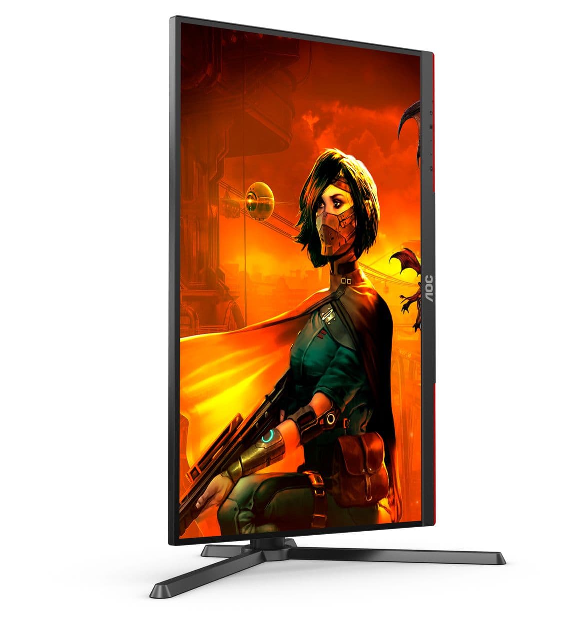 U27G3X/BK 4K Ultra HD Monitor 68,6 cm (27 Zoll) 16:9 1 ms  (Schwarz, Rot) 