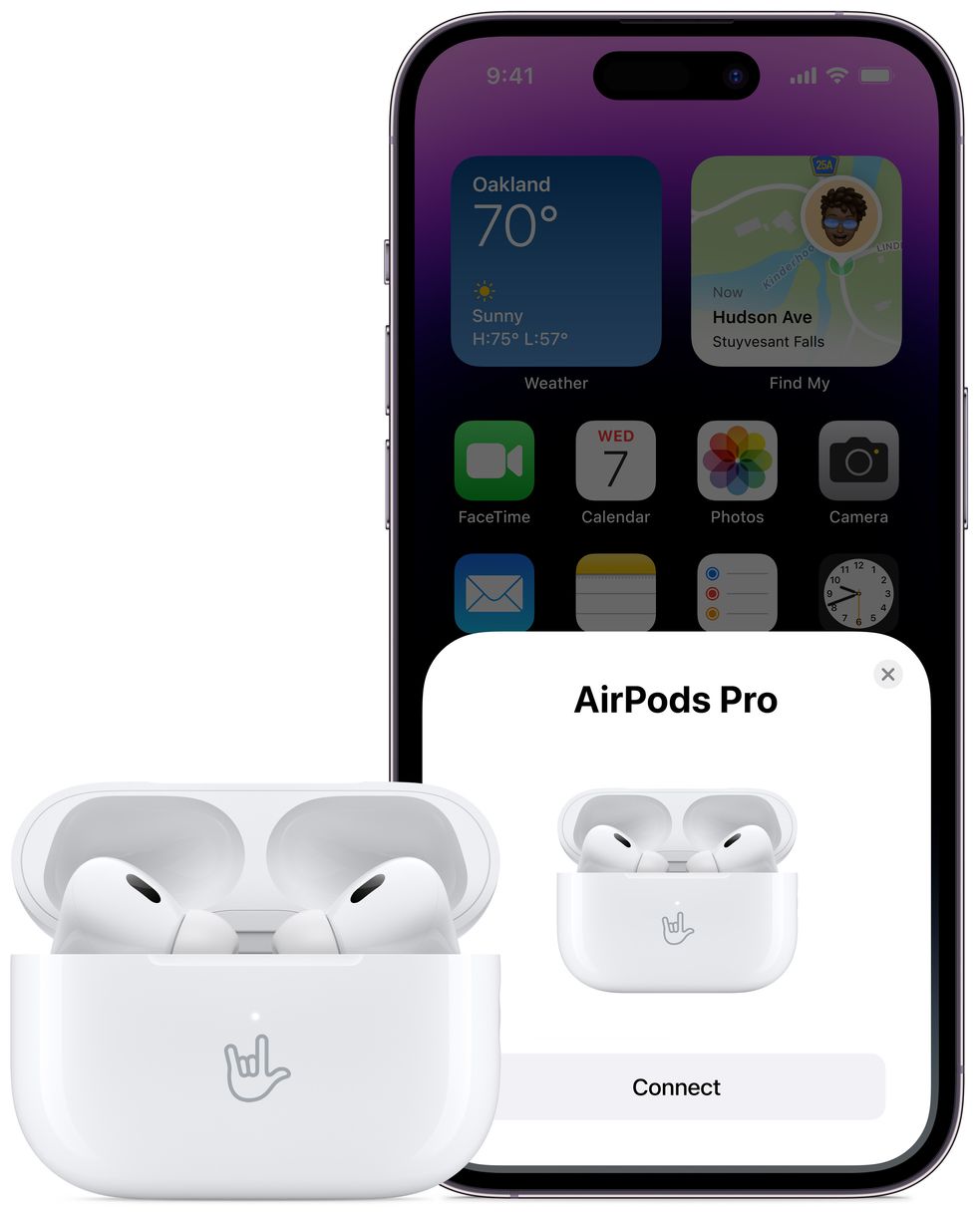 AirPods Pro (2nd generation) In-Ear Bluetooth Kopfhörer kabellos IPX4 (Weiß) 
