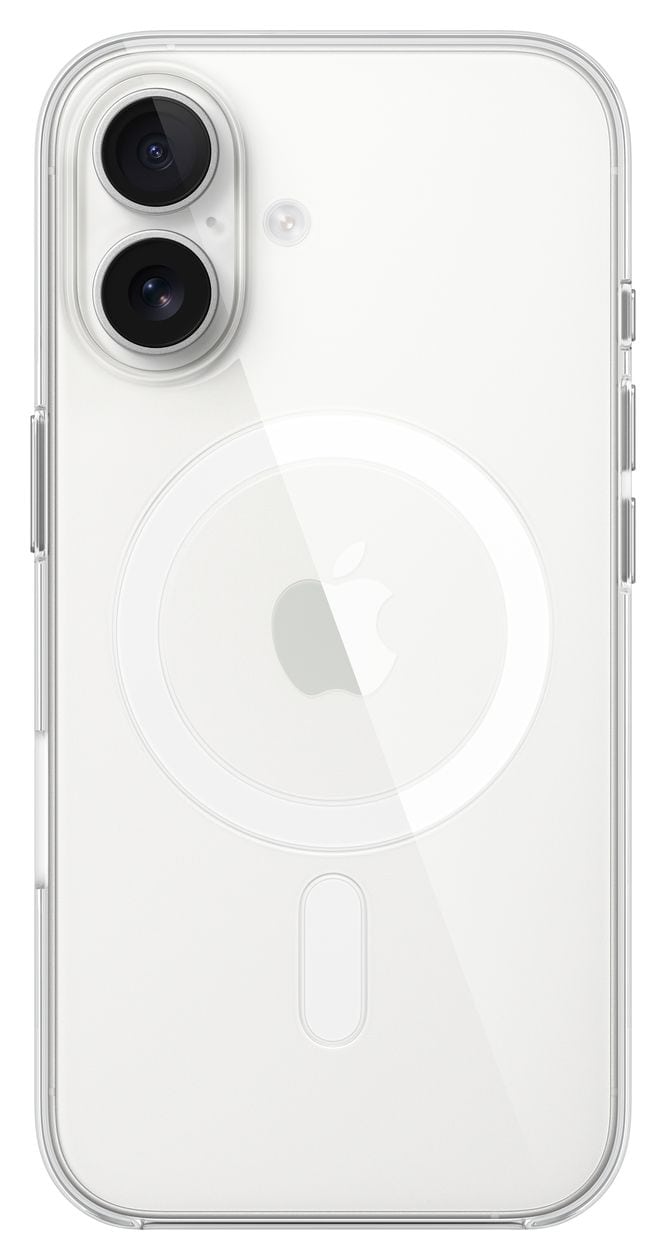 Clear Case mit MagSafe Cover für Apple iPhone 16  (Transparent) 
