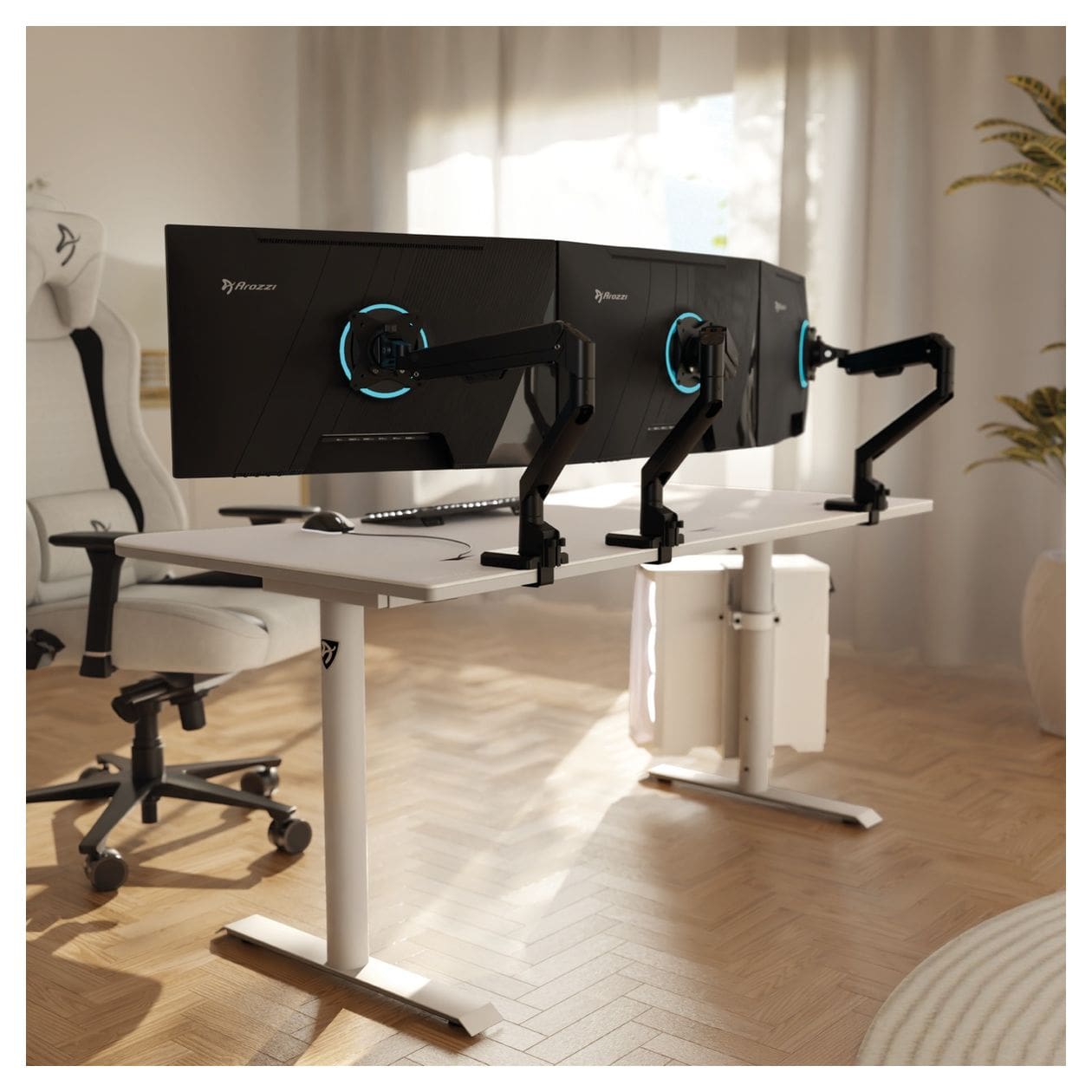 Alzare Neo Monitorarm bis 9 kg  (Schwarz) 