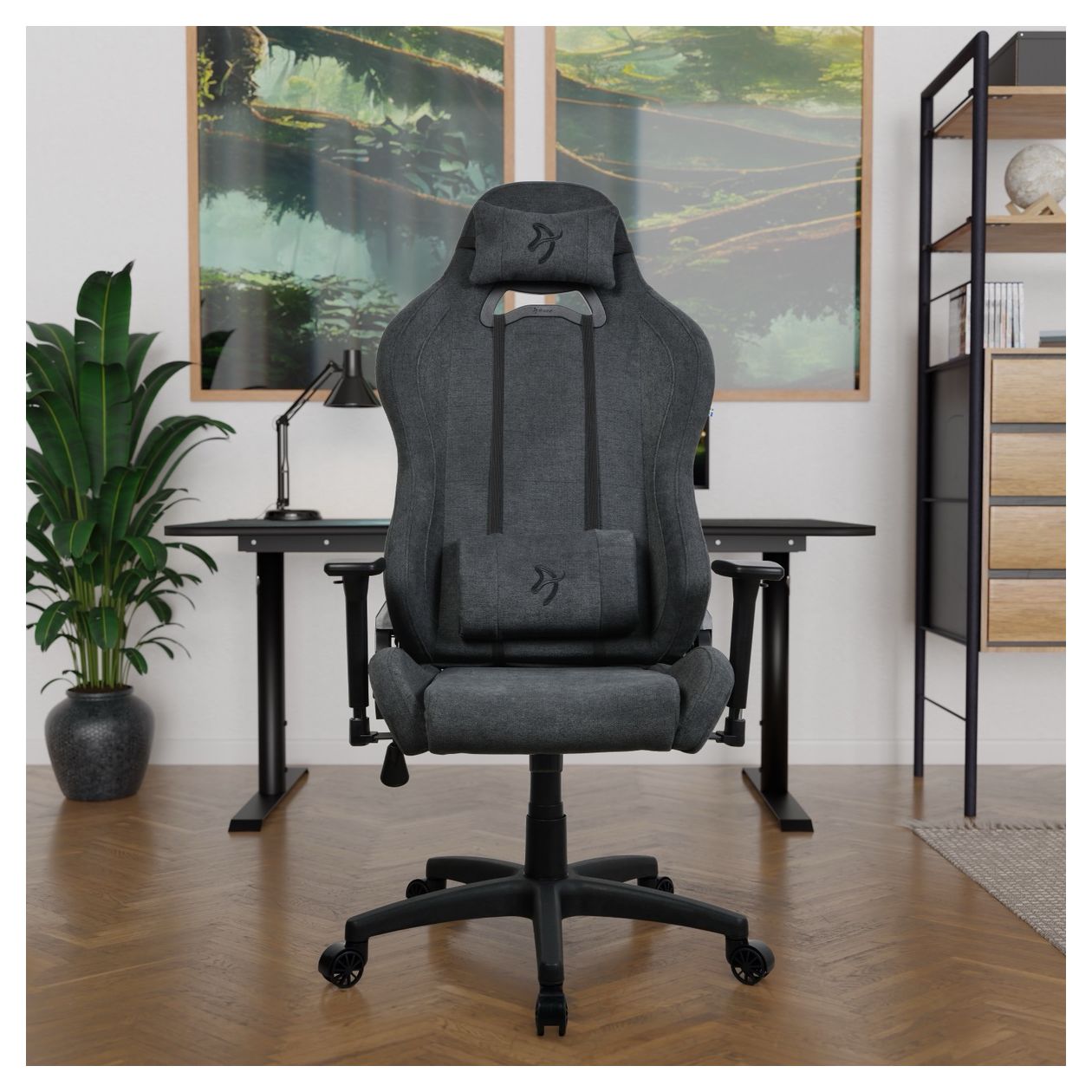 Torretta Soft Fabric Gamingstuhl bis 120 kg (Grau) 