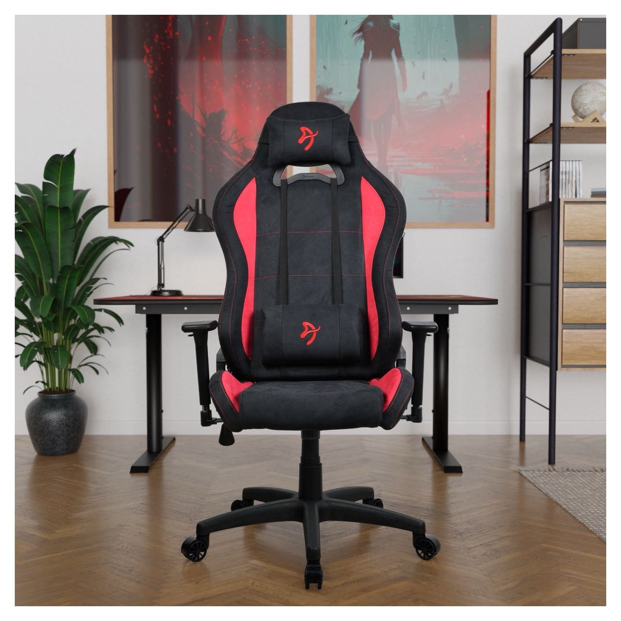 Torretta Supersoft Gamingstuhl bis 120 kg (Schwarz/Rot) 