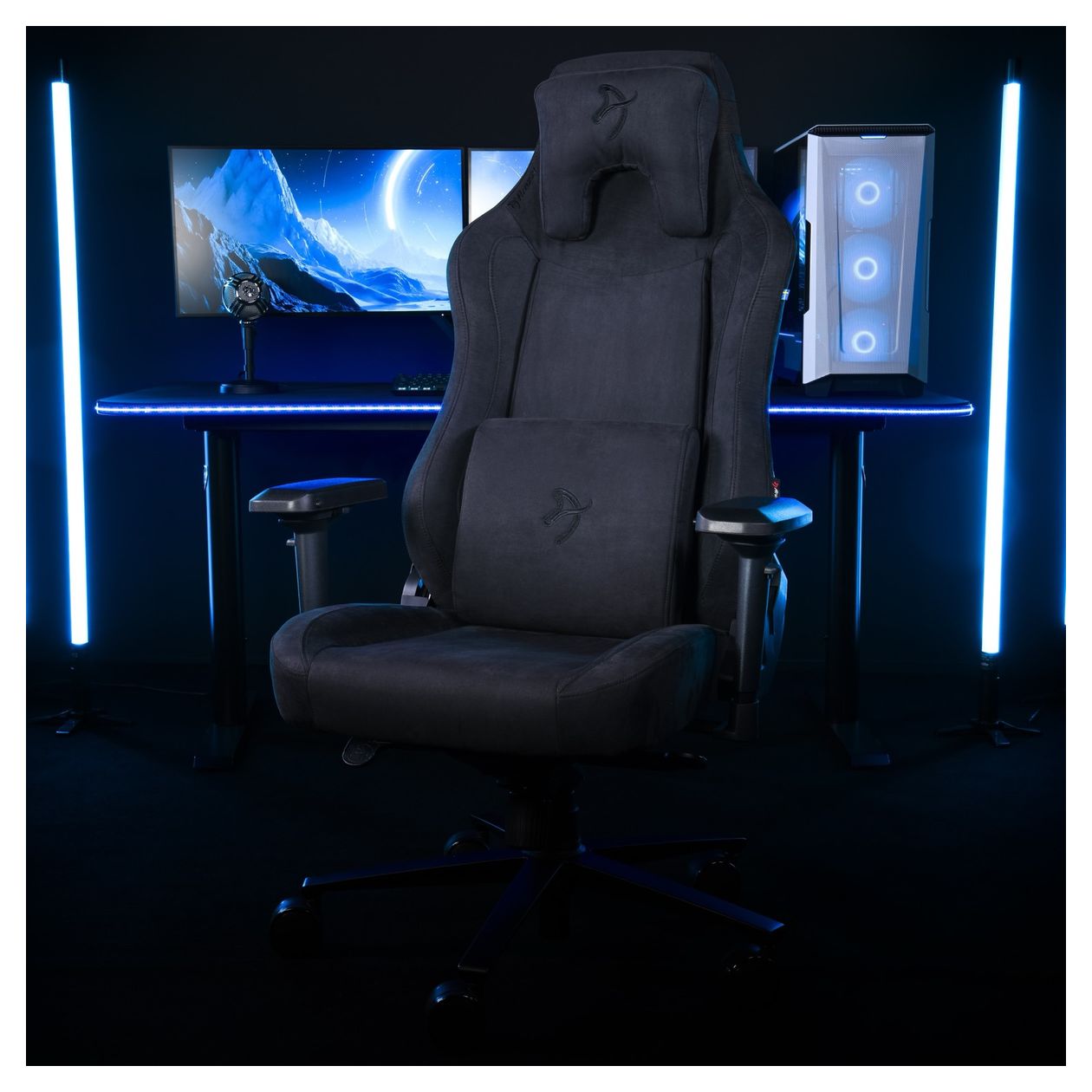 Vernazza Supersoft Gamingstuhl bis 145 kg (Schwarz) 