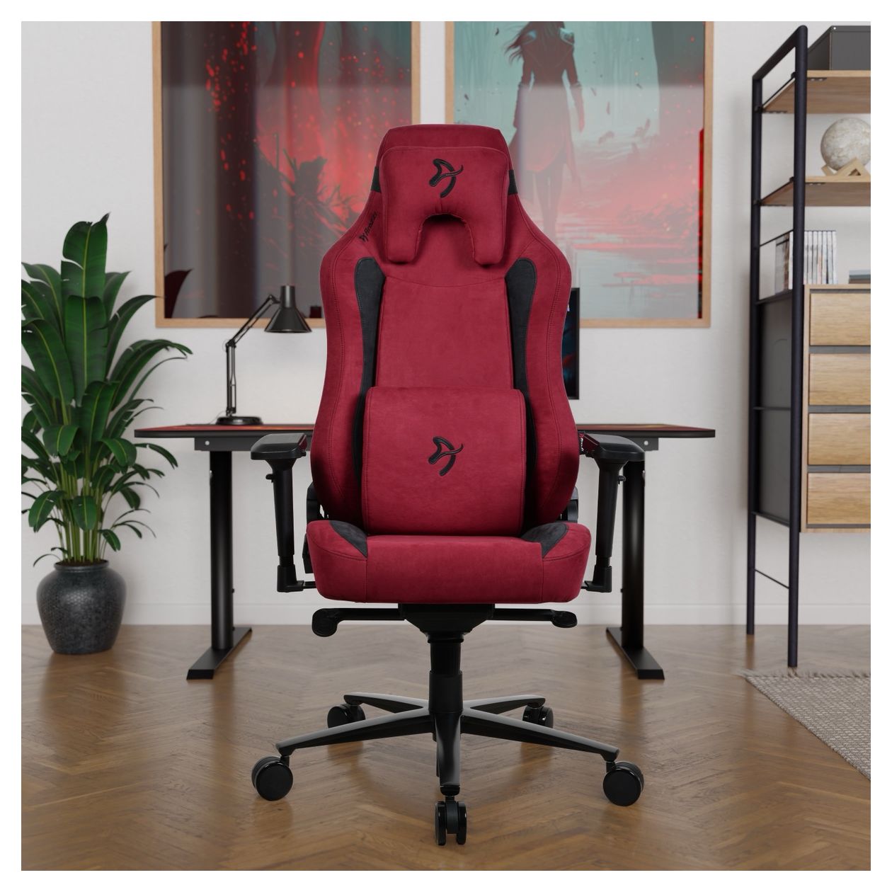 Vernazza Supersoft Gamingstuhl bis 145 kg (Burgund) 