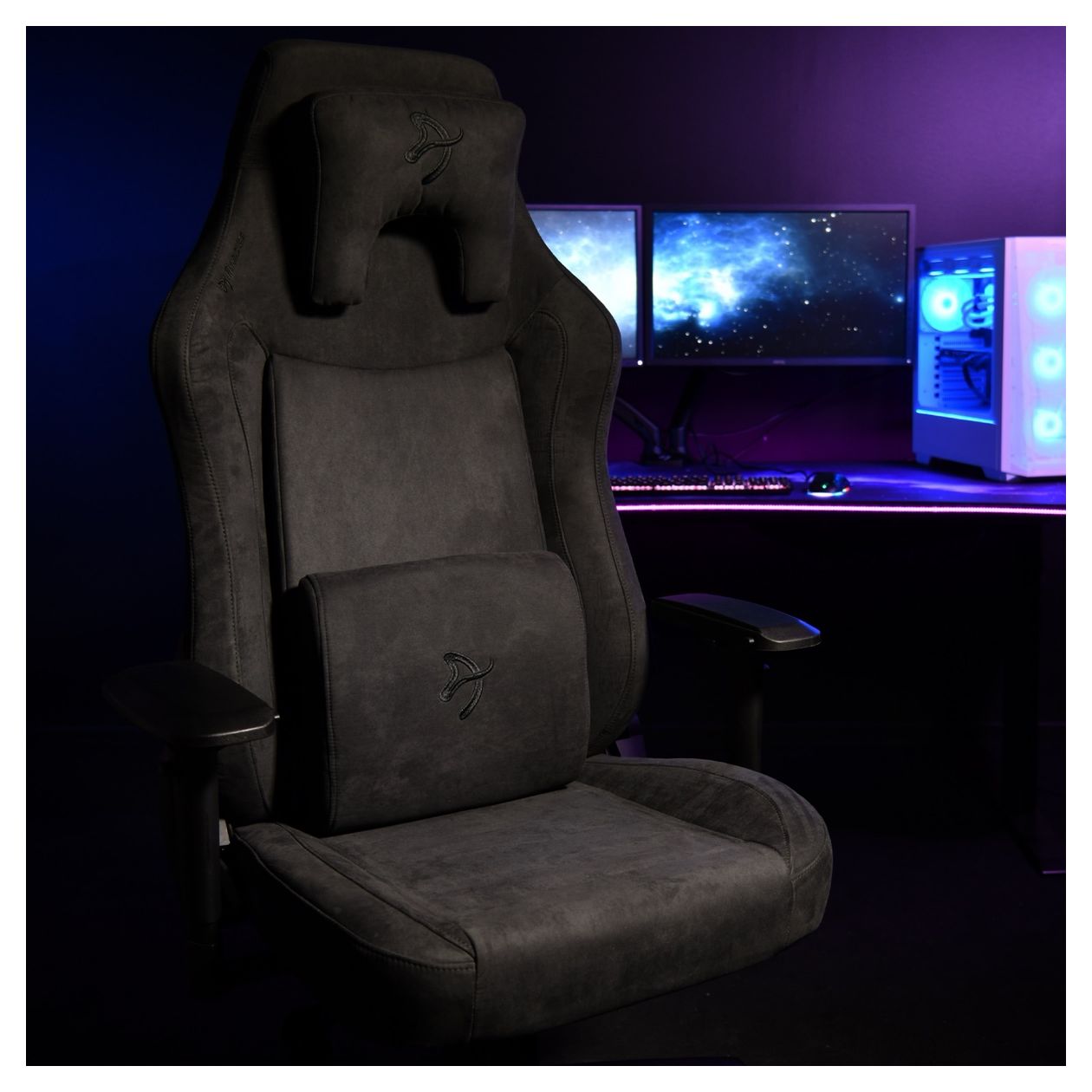 Vernazza XL Supersoft Gamingstuhl bis 170 kg (Schwarz) 