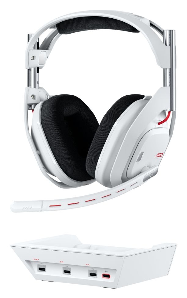 A50 (Gen 5) Over Ear Bluetooth Kopfhörer kabellos 24 h Laufzeit USB Type-C / USB Type-A  (Weiß) 