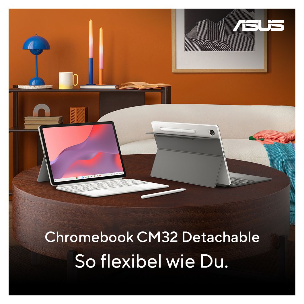 Chromebook CM3206DM4A-TR0076 WUXGA Notebook 30,7 cm (12.1 Zoll) 1600 x 2560 Pixel 128 GB eMMC ChromeOS MediaTek Kompanio max. 2,6 GHz  (Titan) 