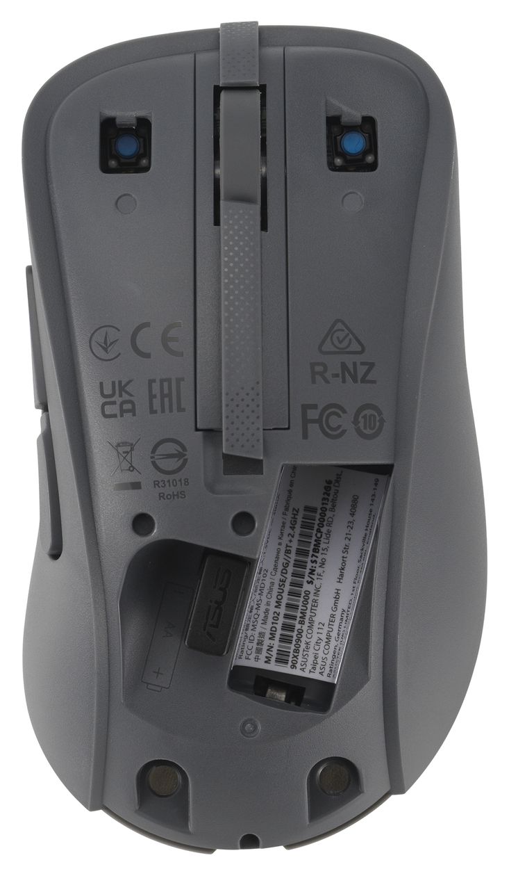 MD102 1600 DPI Universal Maus Optisch  (Grau) 