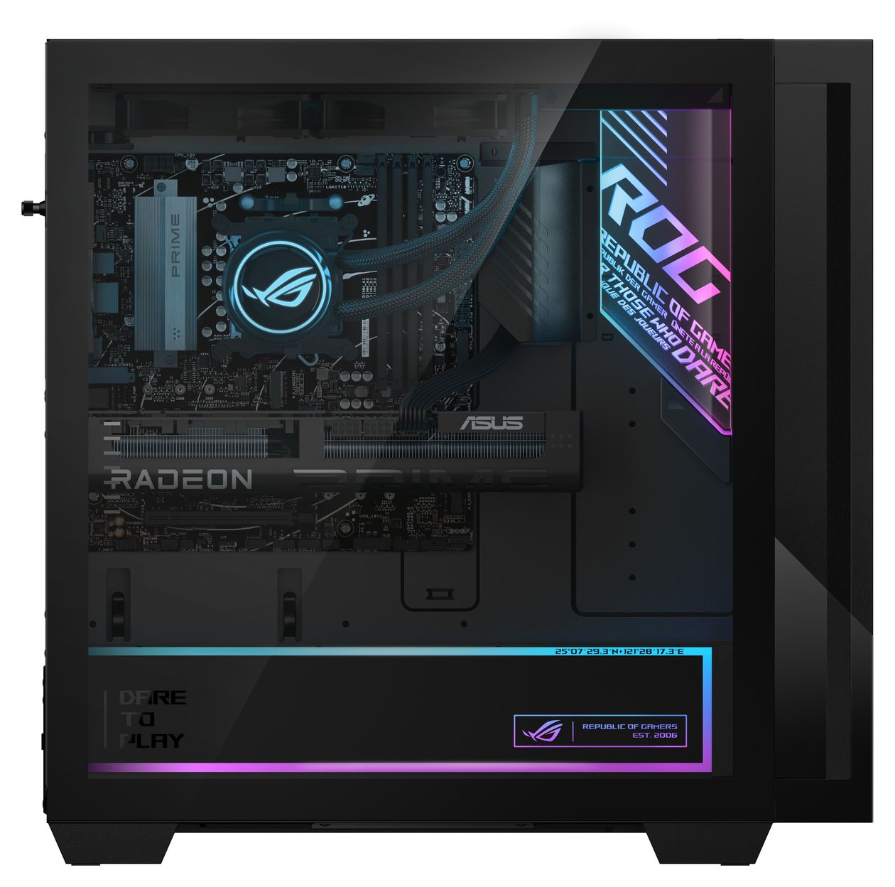 ROG GM700TZ-R9800X283W PC 4,7 GHz AMD Ryzen 7 32 GB Ram 2 TB SSD AMD Radeon RX 9070 XT Windows 11 Home 