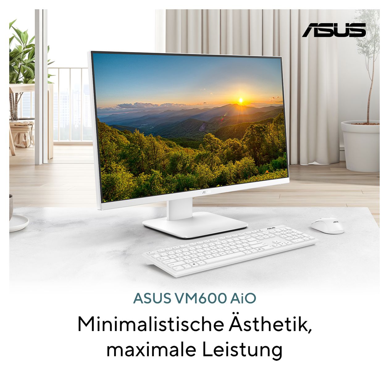 V600 AIO VM670KA-BPE013W All-in-One-PC 68,6 cm (27 Zoll) 2,0 GHz AMD Ryzen 7 16 GB Ram 1 TB SSD Windows 11 Home intern 