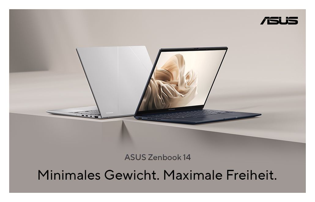 Zenbook 14 UX3405CA-QD1302W WUXGA Notebook 35,6 cm (14 Zoll) 1920 x 1200 Pixel 1 TB SSD Windows 11 Home Intel Core Ultra 7 max. 5,1 GHz  (Silber) 