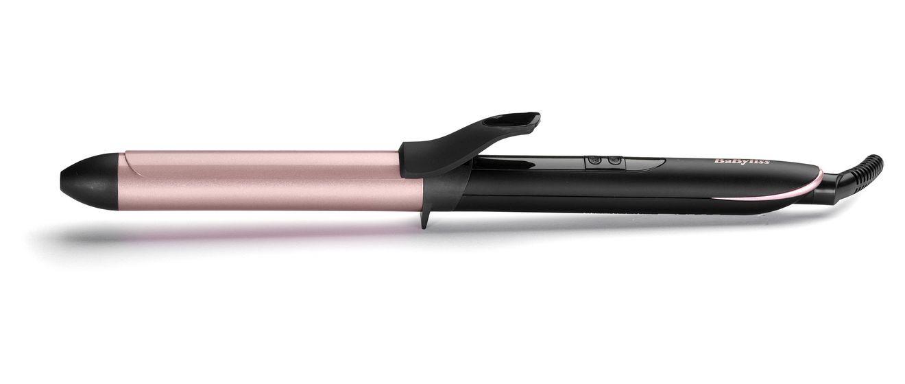 C451E Curling Tong Lockenstab (Schwarz, Rosa-Goldfarben) 