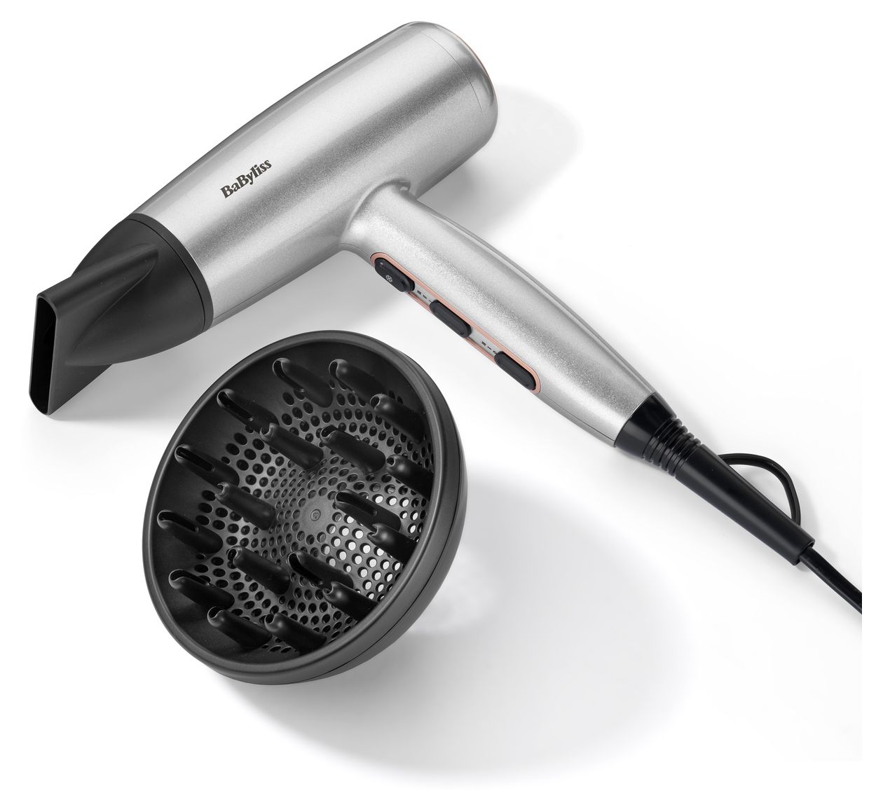 D580DE Cosmos Haartrockner 2100 W  (Satinierter Stahl) 