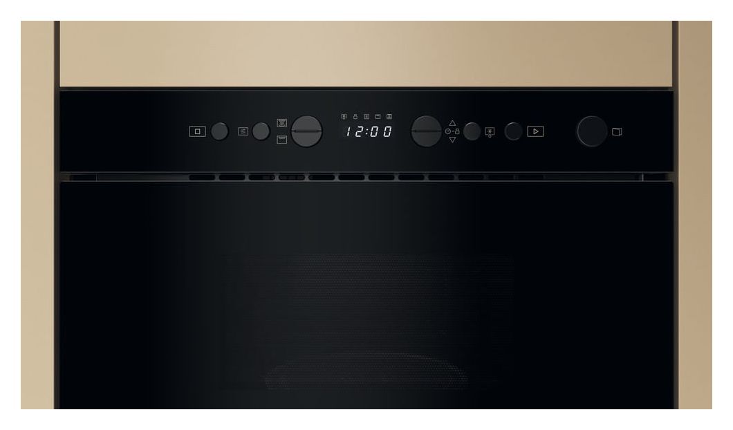 BMN14BK Einbau-Mikrowelle 750 W Größe: mittel 4 Stufen Grill (Schwarz) 