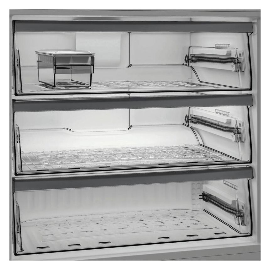 KGDNF83XLCIN 430 l / 185 l Kühl-Gefrierkombi freistehend NoFrost 214 kWh Jahr  (Edelstahl) 
