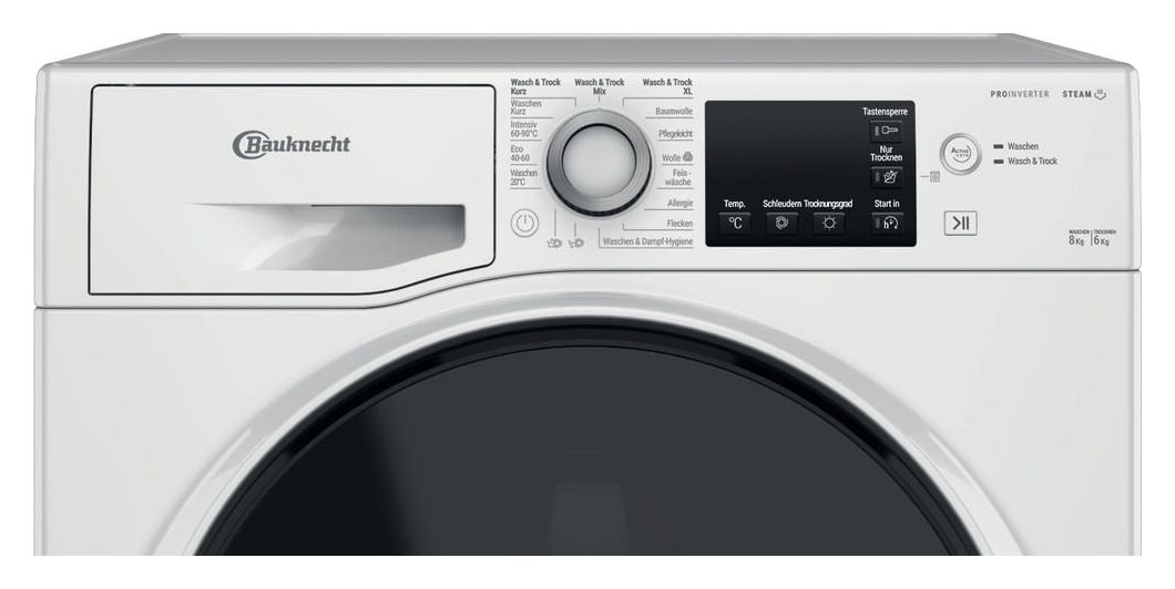 WATK Sense 86S41C 8 kg 6 kg Waschtrockner 1400 U/min 
