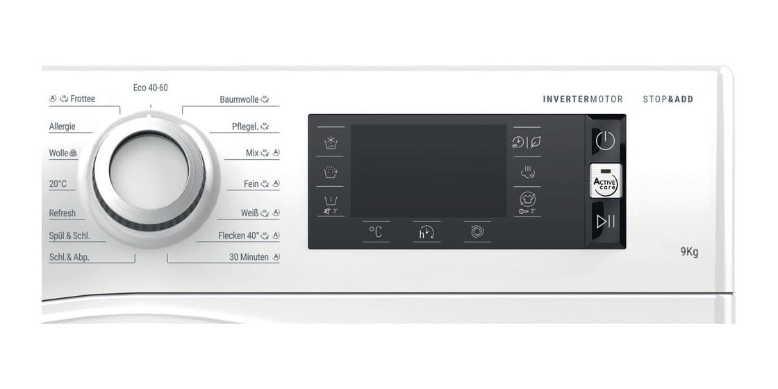 WM Elite 9AA 9 kg Frontlader Waschmaschine 1400 U/min 