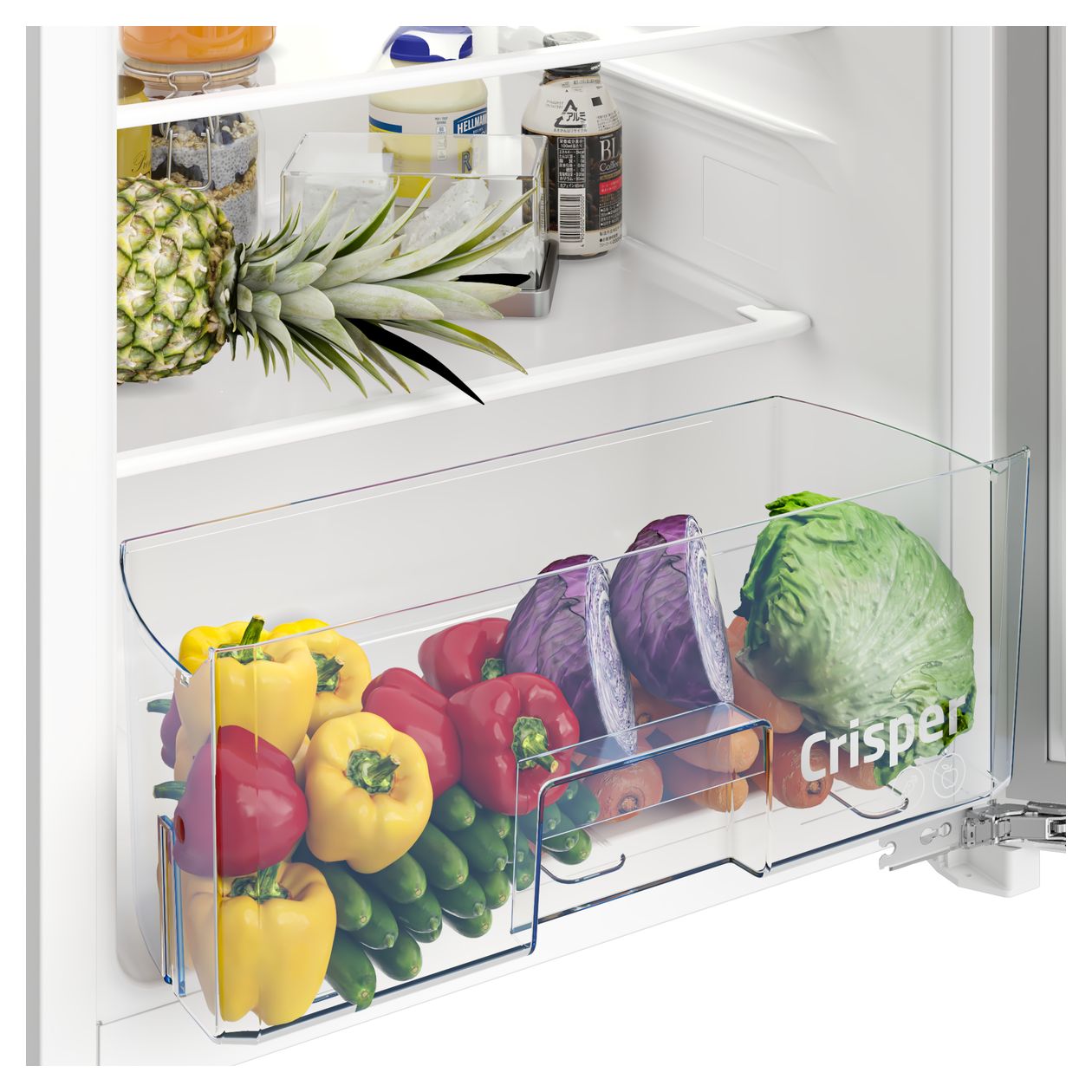 B1804FN 126 l Einbaukühlschrank EEK: E 92 kWh Jahr 