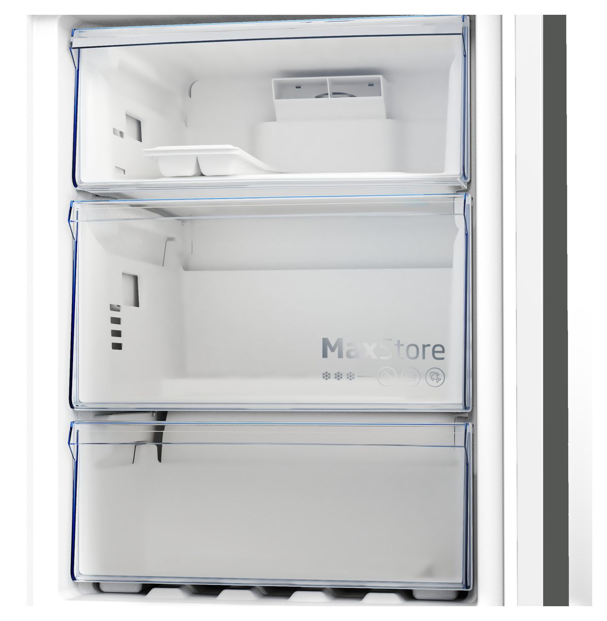 B5RCNA366HG 210 l / 106 l Kühl-Gefrierkombi freistehend NoFrost 165 kWh Jahr  (Grau) 