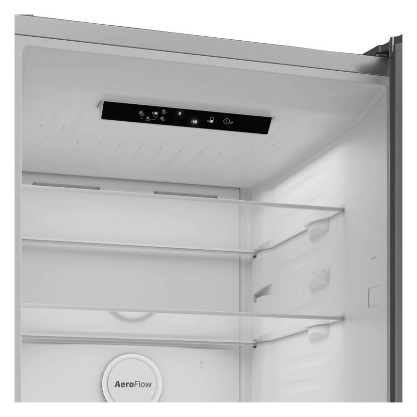 B5RCNA416HXB 297 l / 118 l Kühl-Gefrierkombi freistehend NoFrost 219 kWh Jahr  (Edelstahl) 