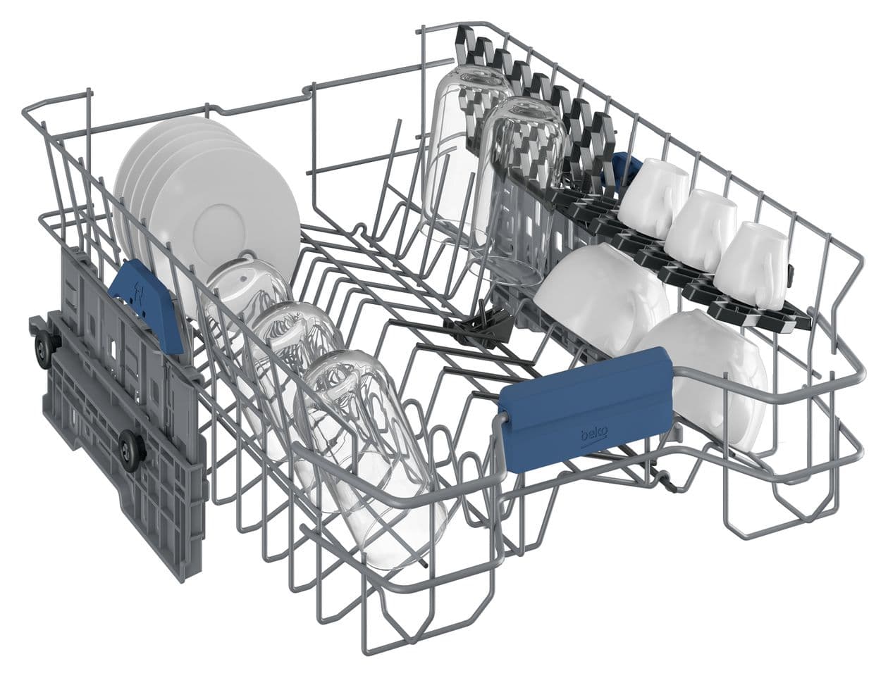 BDUS26040XQ 45 cm Geschirrspüler teilintegriert (ohne Front) Leise 10 Maßgedecke Restwärme 